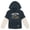Charcoal Cream, variant on John Deere Little Boys' Fleece Hooded Sweatshirt Heather Gray Yellow