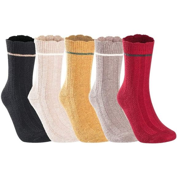 Lian LifeStyle 2 Pairs Children Socks Plain Color 12M-24M (Orange)