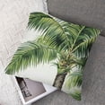 thumbnail image 7 of Shiartex Tropical Palm Tree Leaf Throw Pillow Covers Pillow Cover with Zipper Throw Pillow Cases Double Sided Plush Pillow Covers Decorative Throw Pillows Covers for Couch Living Room 2pcs White, 7 of 7