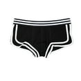 thumbnail image 4 of HUPOM Mens Underwear Boxer Briefs Male Thongs Medium waist Elastic Waist Solid Boxer Briefs Black XL, 4 of 4