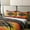 Black Orange, variant on Erosebridal Oriental Yin and Yang 100% Cotton Comforter Cover Queen, Japanese Style Bedding Queen Size, Black White Bedroom Decor Breathable 3 Pieces (No Comforter)