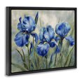 thumbnail image 2 of Stupell Industries French Country Drawn Blue Iris Flowers Black Floating Frame Canvas Art, 21 x 17, by Franklyn Gregory, 2 of 8