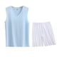 thumbnail image 1 of Conjunto Deportivo de los Hombres, Moda Casual de Color Sólido Cuello en V sin Mangas de Elasticidad Superior para el Desgaste Al Aire Libre, Traje Atlético de Humedad, 1 of 4