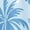 Blue Palm Tree Print, variant on Monstera Leaf Pattern, Kaftan Dress for Women Moroccan Muumuu Dress V Neck Flowy Cover Up Dress for Pool, Hawaii