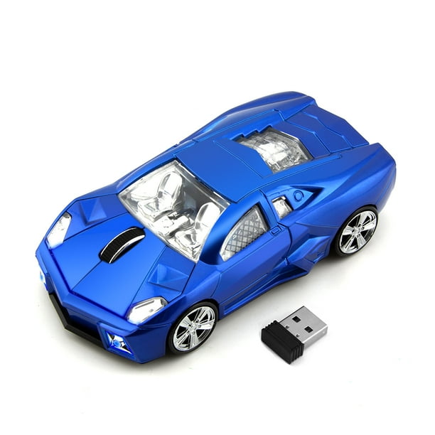 YOCUNKER Wireless Mouse, 2.4G Computer Mice for Laptop,Cool Sports Car
