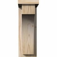 thumbnail image 2 of 5 1/2"W x 12"D x 16"H Huntington Smooth Corbel w/Backplate, Douglas Fir, 2 of 9