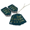 thumbnail image 3 of Inkdotpot Pack Of 100 Hugs And Kisses From The New Wedding Favor Paper Tags Craft Real Gold Foil Hang Tags, 3 of 6