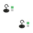 thumbnail image 1 of Redempat Hanging Planters For Indoor Plants Easy To Convenient Storage Ceiling Hooks For Hanging Plants Plant Hooks For Ceiling Black 2Set, 1 of 6