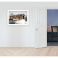 thumbnail image 2 of Trendy Decor4U "The Kissing Bridge" by Billy Jacobs, Ready to Hang Framed Print, White Frame, 2 of 3