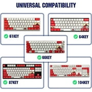 لوحات المفاتيح اليابانية ، XDA Profile Keycap مخصص للوحات المفاتيح الميكانيكية ، مجموعة مفاتيح كاملة 109 مع ساحبة مفاتيح (Izakaya Keycaps)
