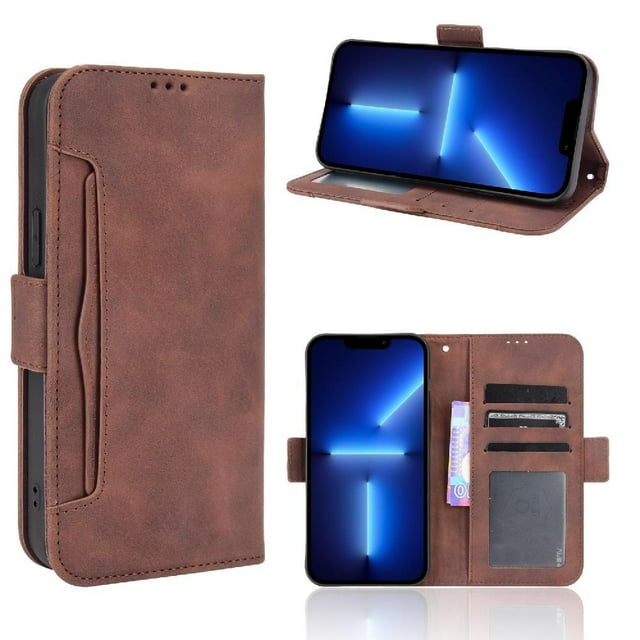 Funda Tipo Billetera GANGXUN para iPhone 13 PRO – Tapa Flip con Tarjetero