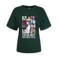 thumbnail image 5 of TayIor Sw1ft Chemises, Tylor Sw1ft Merch, Tylor Sw1ft, Mode Décontractée pour Femmes, Chemises à Manches Courtes et Col Rond Imprimé, Chemisier Graphique pour Amatrices de Musique TKFASHION Vert Foncé S, 5 of 5