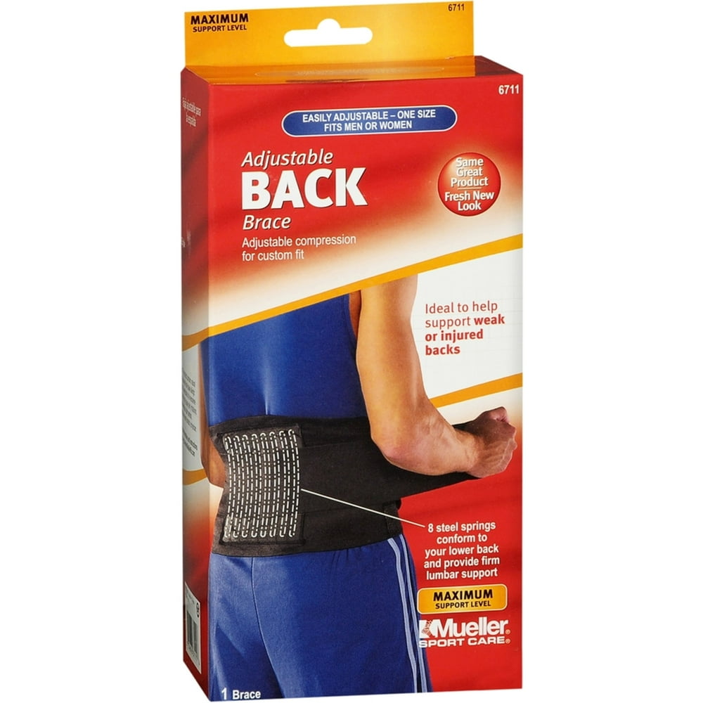 Mueller Sport Care Mueller Sport Care Adjustable Back Brace One Size