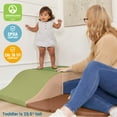 thumbnail image 6 of ECR4Kids SoftZone Adventurer's Summit Slide Climber, Foam Playset, Earthtone, 4-Piece, 6 of 9