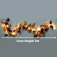 thumbnail image 2 of Thanksgiving Festival Wreath Bar Decoration Maple Leaf Light, 2 of 9