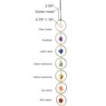 thumbnail image 3 of Coste 7 Chakras La Pared Natural Healing Crystal Hanging Ornament (Oro), 3 of 8