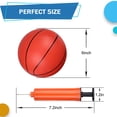 thumbnail image 7 of Anzmtosn 6" Mini Basketball Toy for over the Door Basketball Hoop, Small Toddler Basketball for Kids 5 Pack. Little Indoor Basketball, 7 of 7