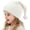 White, variant on Winter Hat Warm Knit Skull Cap Stocking Cap Slouchy Beanie for Boys Girls