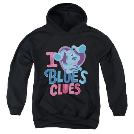 Blues Clues & You I Heart Blue Unisex Youth Pull-Over Hoodie