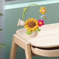 thumbnail image 5 of Handmade Home Decoration Yarn Weaving Simulated Flower Desktop Bonsai, 5 of 5