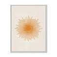 thumbnail image 1 of Designart Orange Sun Print II FLOAT FRAME WALL ART, 1 of 4