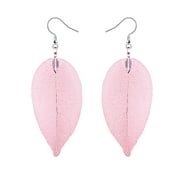 NUOKO Filigree Long Leaf Pendant Dangle Jewelry Set Fashion Gifts for Women Girls