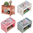 thumbnail image 4 of Bangcool Countertop Shelf Plastic 2-Tier Detachable Bathroom Organizer Kitchen Spice Rack, 4 of 10