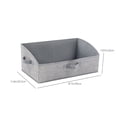 thumbnail image 3 of Caja de almacenamiento no tejida, Contenedor de almacenamiento multiusos, Contenedores de almacenamiento trapezoidales, Organizadores de armario y almacenamiento decorativo, Cestas de almacenamiento, 3 of 8