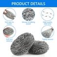thumbnail image 5 of Hengbo 15 Pcs Premium Stainless Scrubber Stainless Steel Sponges Cleaning Ball for Kitchen Cleaner, 5 of 8