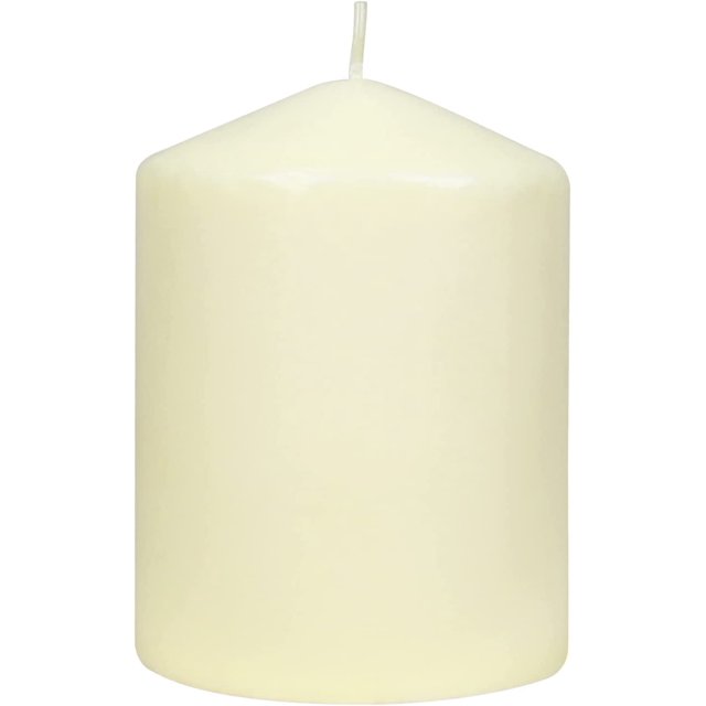 3"x 4" Ivory Pressed and Over-Dipped Pillar