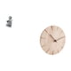 thumbnail image 5 of Escultura de reloj de pared de madera Guan Yin, figura creativa de Feng Shui, decorativa, silenciosa, centro de mesa para interior, pasillo y oficina., 5 of 8