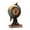 Blue, variant on yuksok Globe Figurine Table Clock Art Craft Ornament for Fireplace Office Bookshelf Blue