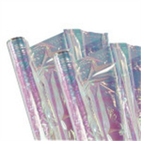 Creativity Street 36" x 12.5' Iridescent Film, Mother of Pearl Cellophane (2 Rolls)