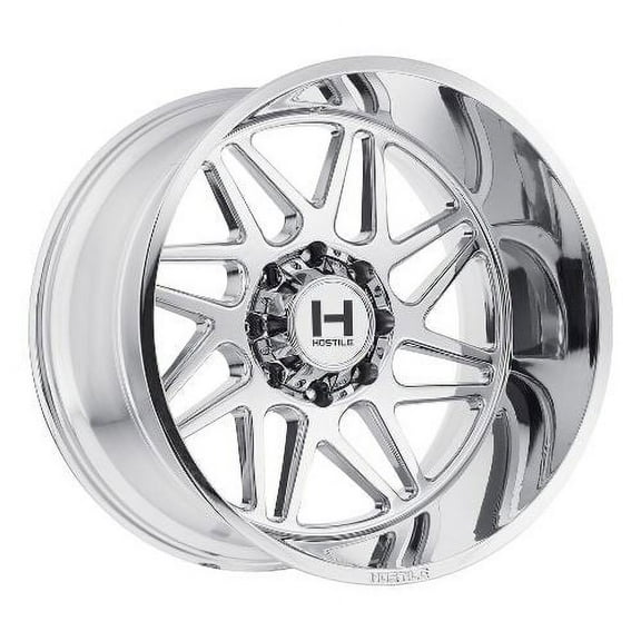Hostile H108 Sprocket Chrome Finish Wheel 22x12 8x170 22"