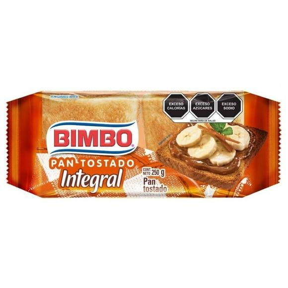 Pan tostado Bimbo   integral 250 g