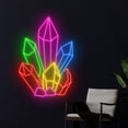 thumbnail image 2 of Handmadetneonsign Crystals Mineral Stones Neon Sign, Crystals Stones Wall Decor, Stones Wall Decor, 2 of 5