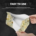 thumbnail image 3 of Goofa Animal Tree Pattern Triangle Square Tissue Box Cover, Modern PVC Leathe Facial Paper Holder,Decorative Holder/Organizer for Bathroom Vanity Countertop, 3 of 9