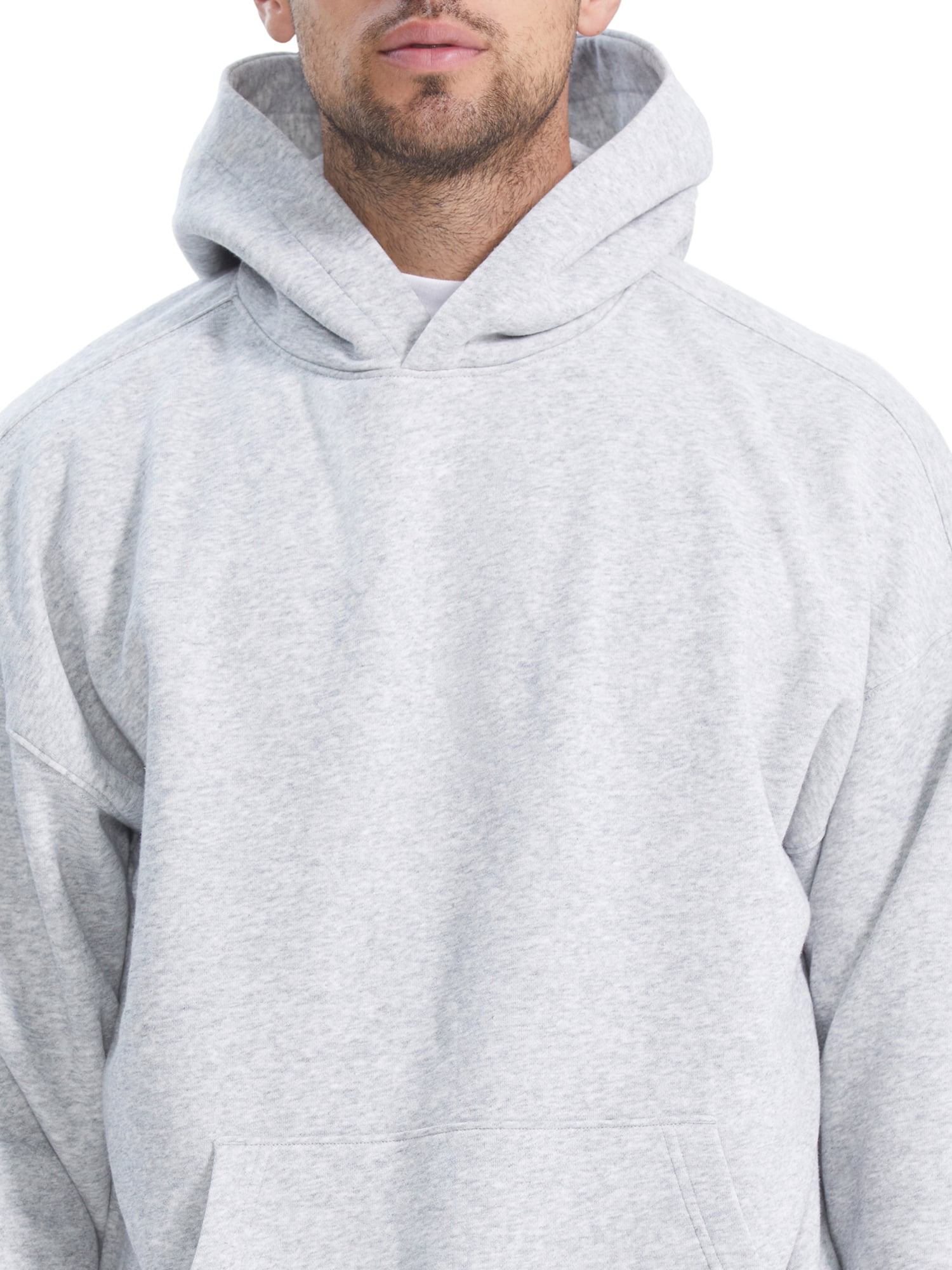 Los Angeles Apparel | Heavy Fleece Zip Up Hooded Sweatshirt for Men in White, Size XL