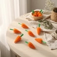 thumbnail image 5 of 50 Pieces Spring Easter Brush Carrots Mini Artificial Carrot Easter Carrots Toy Artificial Fabric Carrot Bunny Decor Seasonal Vegetable Toys for Home Tiered Tray Basket Filler Kitchen Party Decor, 5 of 8