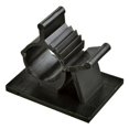 thumbnail image 2 of Wideskall 24 Pcs 1/2" inch Adhesive Black Nylon Adjustable Cable Clips Wire Clip Black, 2 of 4