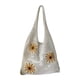 thumbnail image 2 of Bolso de mano de punto bajo el brazo, elegante bolso hobo bordado para citas callejeras junto al mar. Albaricoque, 2 of 9