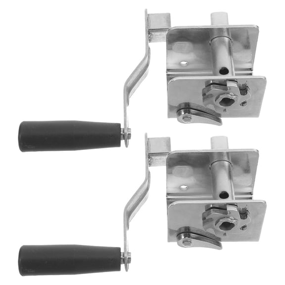DEEPCRAFF 2-Pack Cord and Rope Tightener with Hand Crank Design for Outdoor Sports Gear, Iron Tool