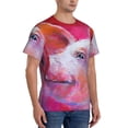 thumbnail image 5 of Rocae Pig for Men's Moisture-Wicking Crew Tee - T-Shirt for Sports, Outdoor Activities, and Casual WearSmall, 5 of 9
