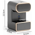 thumbnail image 2 of Automatic Toothpaste Dispenser Wall Mounted Electric, Touchless Sensor Squeezer with 3 Toothbrush Slots, Family Friendly for Bathroom, Black/Green/Beige, 2 of 7