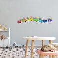 thumbnail image 1 of KIDS ROOM - Home Nursery Multicolored Kids Toys Décor Sticker Alphabet Letter Cubes Train Design Removable Kids Bedroom Playroom Wall Decal 40" x 8", 1 of 5