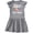AC-Heather Grey, variant on Inktastic Future Dart Player Girls Baby Dress