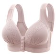 thumbnail image 1 of Ropa interior de talla grande con botones para madres lactantes, belleza, espalda, levantamiento de pecho, push up, pecho lateral, contracción de pecho sin anillo de acero, sujetador para chicas, 1 of 5