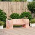 Garden bench with plant pots 1675x60x65 cm solid Douglas fir wood