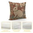 thumbnail image 4 of Patifu   Couch Pillow Covers  Tapestry Throw Pillow Cover for Living Room Medieval Rabbit Decorative French Country Sofa Pillow Covers Soft Cotton Jacquard Woven 22x22in, 4 of 5