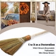 thumbnail image 5 of NexTone Wedding Broom for Jumping Ceremony, Handmade Natural Whisk Broom with Wooden Handle, Vietnamese Straw Soft Bristle Indoor Sweeper, Removable Design for Living Room, Bedroom Cleaning, 5 of 7